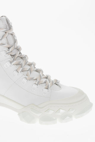 Injected Sole DIAMOND Lace-up Combat Booties