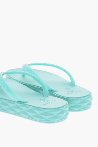 Platform Sole DIAMOND Thong Flip Flops
