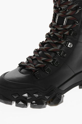 Injected Sole DIAMOND Lace-up Combat Booties