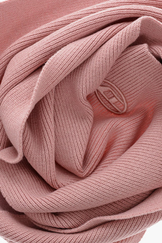 Wool and Cotton K-CODER Scarf with Embossed Logo
