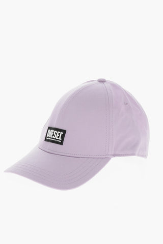 Cappello Baseball CORRY-GUM in Tinta Unita con Patch Logo a Contrasto