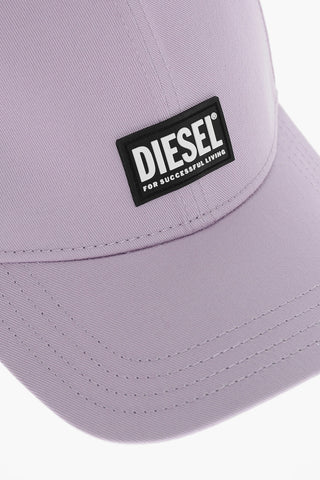 Cappello Baseball CORRY-GUM in Tinta Unita con Patch Logo a Contrasto