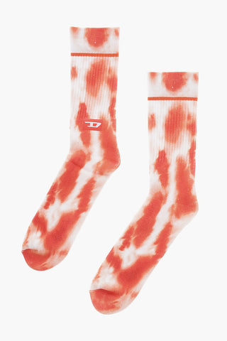 Tie-Dye Effect Cotton Blend SKM-RAY Socks