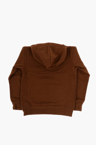 AIR JORDAN Solid Color Hoodie with Fleeced Inner