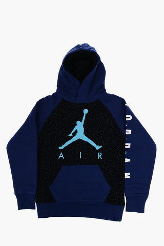AIR JORDAN Two-Tone Hoodie with Fleeced Inner