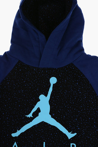 AIR JORDAN Two-Tone Hoodie with Fleeced Inner