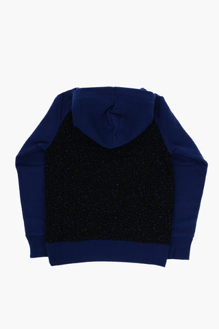 AIR JORDAN Two-Tone Hoodie with Fleeced Inner