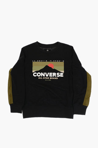 ALL STAR Rundhals-Sweatshirt mit Frontprint