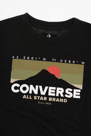 ALL STAR Rundhals-Sweatshirt mit Frontprint