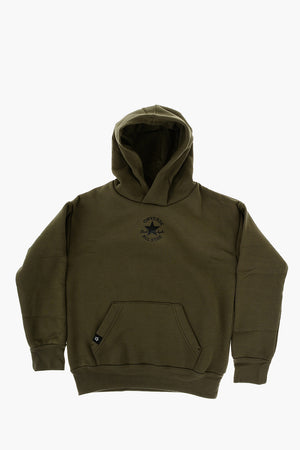 ALL STAR CHUCK TAYLOR Solid-Color Hoodie with Fleece Lining