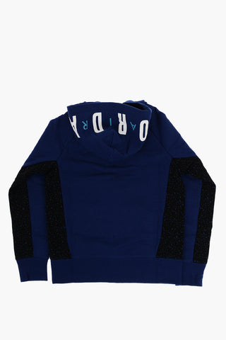 AIR JORDAN Fleeced Cotton Sweatshirt with Hood and Zip Closure