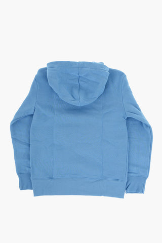 AIR JORDAN Fleeced Cotton Hoodie with Printed Logo