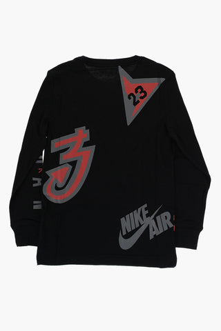 AIR JORDAN T-Shirt Girocollo a Manica Lunga