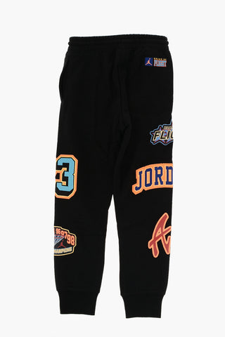 AIR JORDAN Brushed Cotton Printed Joggers