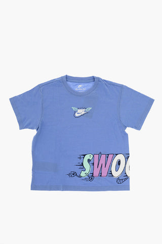 Bedrucktes T-Shirt mit Rundhalsausschnitt