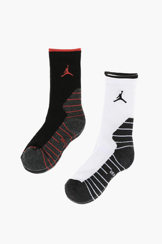 AIR JORDAN Set 2 Pairs of Dri-Fit Socks with Striped Detail