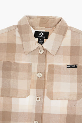 Checked Overshirt with Double Pockets