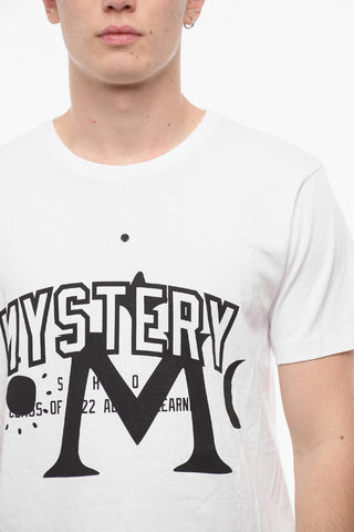 Printed MYSTERY SCHOOL Crew-neck T-Shirt