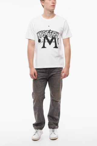 Printed MYSTERY SCHOOL Crew-neck T-Shirt