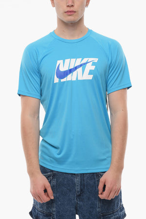 SWIM Rundhals-T-Shirt HYDROGU mit Maxi-Logo vorne