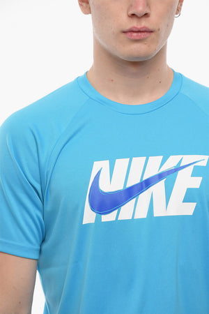 SWIM Rundhals-T-Shirt HYDROGU mit Maxi-Logo vorne