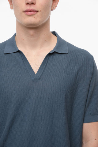CC COLLECTION Polo GALAS CRE in Cotone a Nido d'Ape