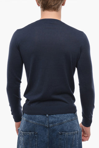 Maglia Girocollo in Misto Seta