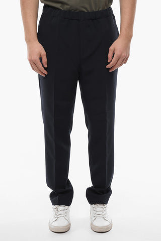 Stretch TORREPOZZELLA Pants with Elastic Waistband