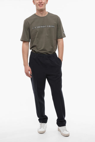 Stretch TORREPOZZELLA Pants with Elastic Waistband