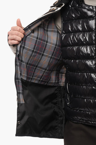 BARBOUR Removable Padding Animal Patterned Down Jacket