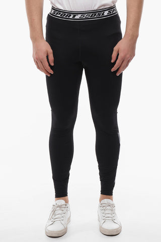 SPORT Solid Color Joggers with Logoed Drawstring at The Waist
