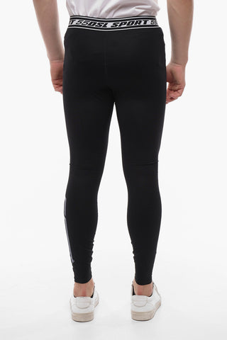 SPORT Solid Color Joggers with Logoed Drawstring at The Waist