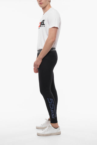 SPORT Solid Color Joggers with Logoed Drawstring at The Waist