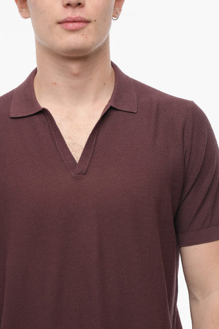 CC COLLECTION Honeycomb Cotton GALAS CRE Polo