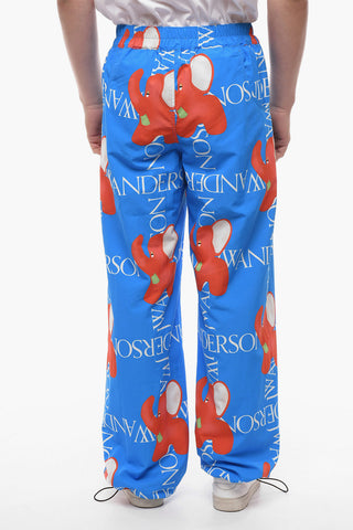 Nylon ELEPHANT Pants with Ankle Drawstring