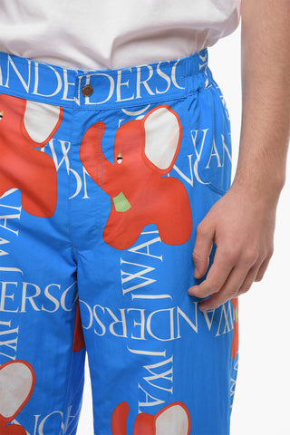 Nylon ELEPHANT Pants with Ankle Drawstring