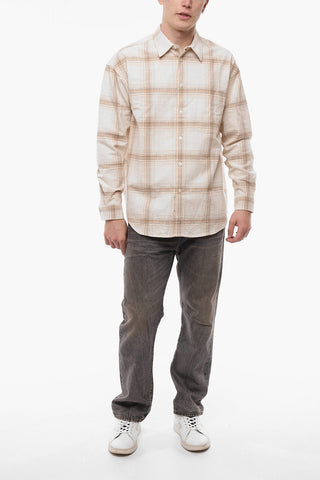 Plaid Motif LUAN J Shirt with Breast Pocket