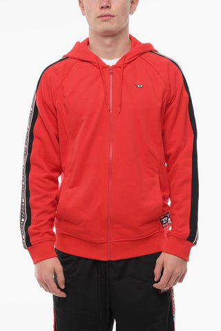 SPORT Solid Color AMST-TRASTEER-HT01 Sweatshirt with Logoed Side Band