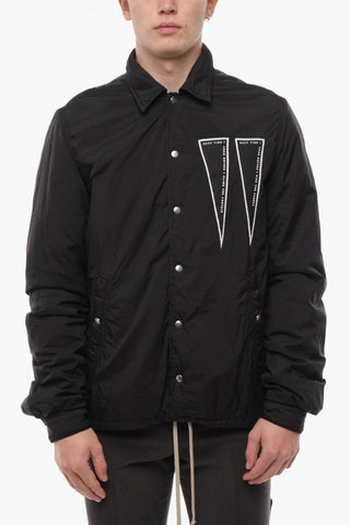 DRKSHDW Snap Button Padded Overshirt