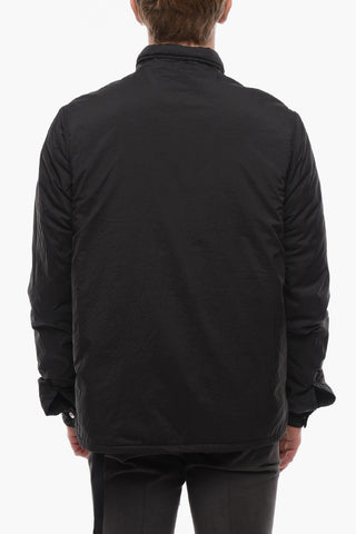 DRKSHDW Snap Button Padded Overshirt