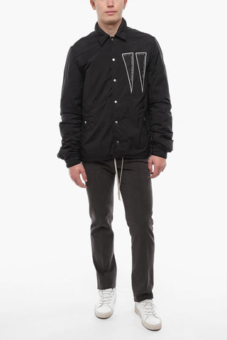 DRKSHDW Snap Button Padded Overshirt