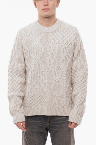 Cable Knit HAROLDS Crew-Neck Sweater