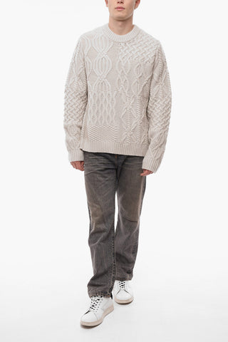 Cable Knit HAROLDS Crew-Neck Sweater