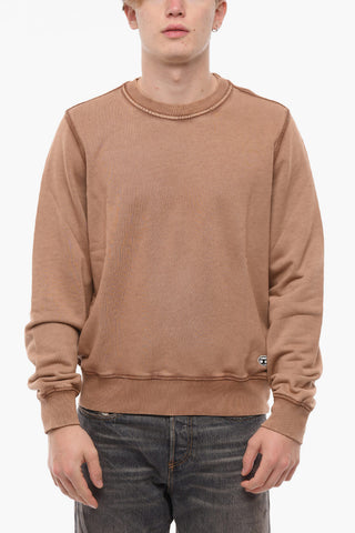 RED TAG Brushed Cotton S-GINN-DOV-PE Crew-neck Sweatshirt
