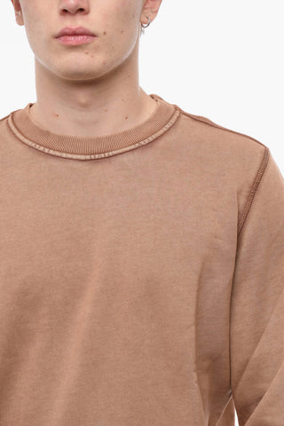 RED TAG Brushed Cotton S-GINN-DOV-PE Crew-neck Sweatshirt