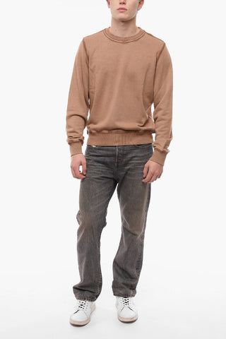 RED TAG Brushed Cotton S-GINN-DOV-PE Crew-neck Sweatshirt