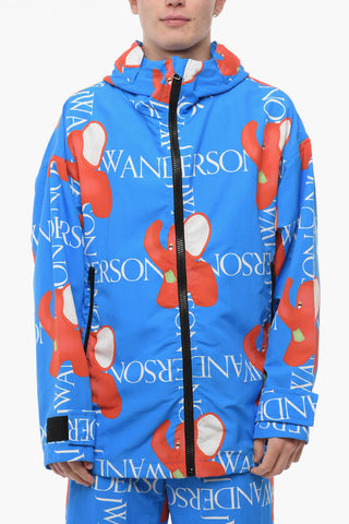 Hooded ELEPHANT Nylon Windbreaker