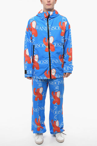 Hooded ELEPHANT Nylon Windbreaker