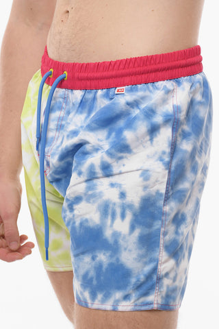 Acid Wash Effect BMBX -WAVE Swim Shorts
