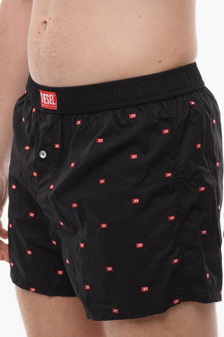 Boxer con Ricamo Monogram All-Over 